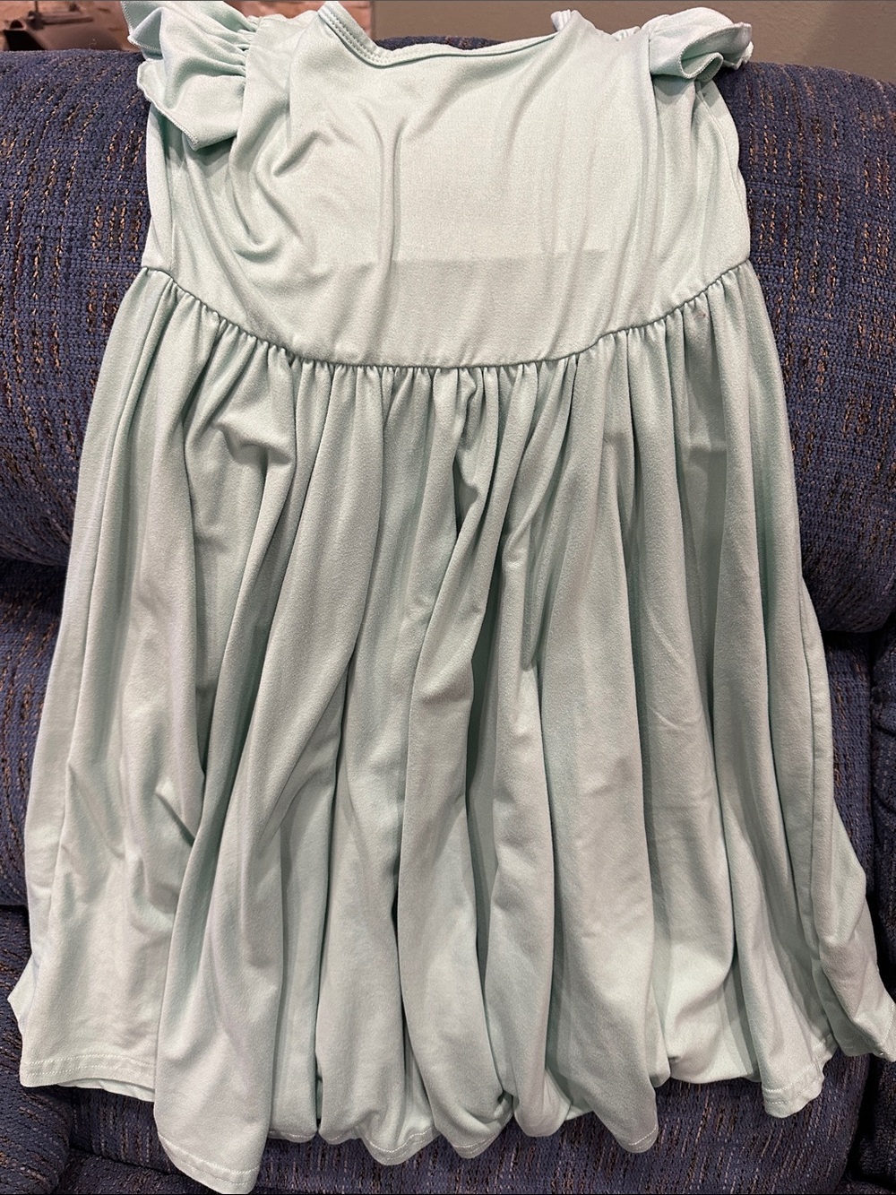 Light Mint Green girls Flowy dress